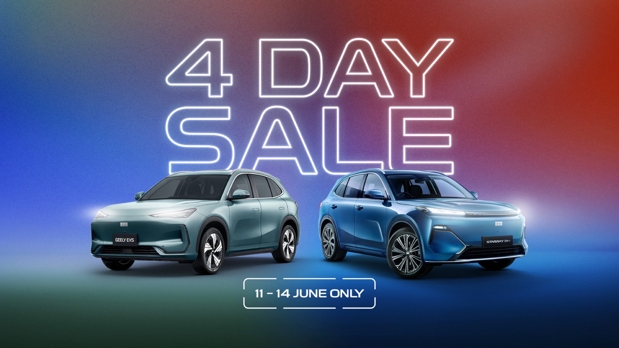 Geely Morley 4 Day Sale